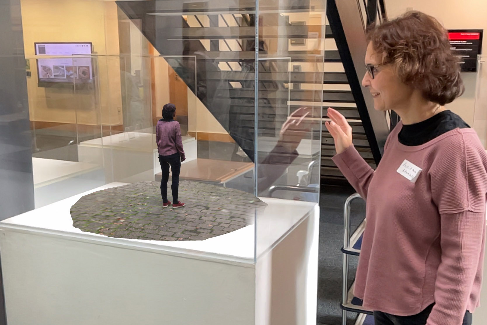 Image: Activity 2: Big Me Little Me. Creating a 3D avatar. Facilitated by the StoryFutures Team