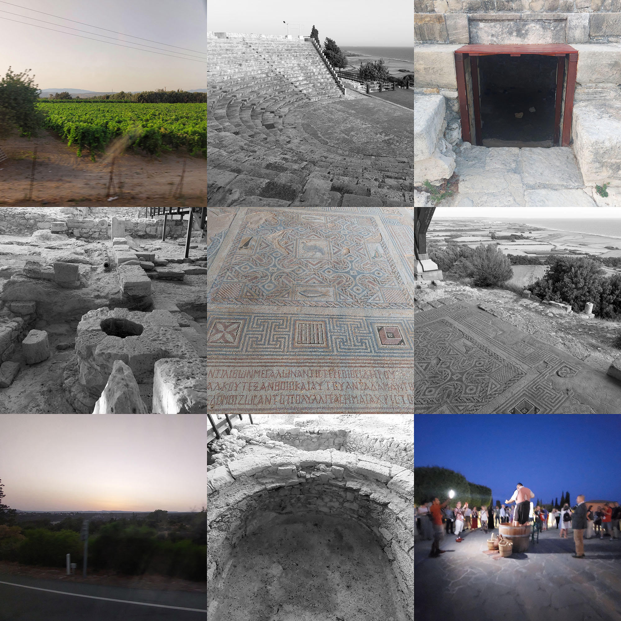 Image: Collage of images from Walk One