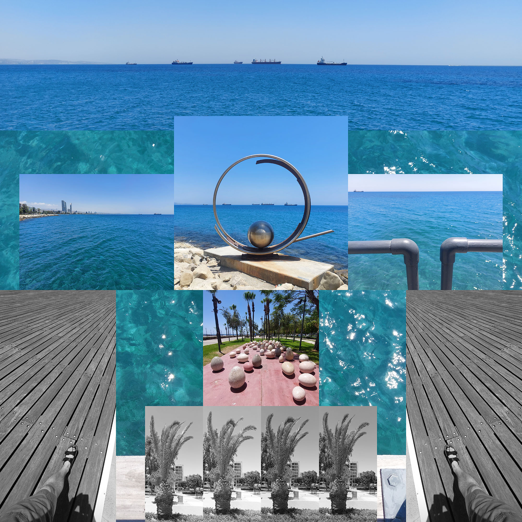 Image: Collage of images from Walk One