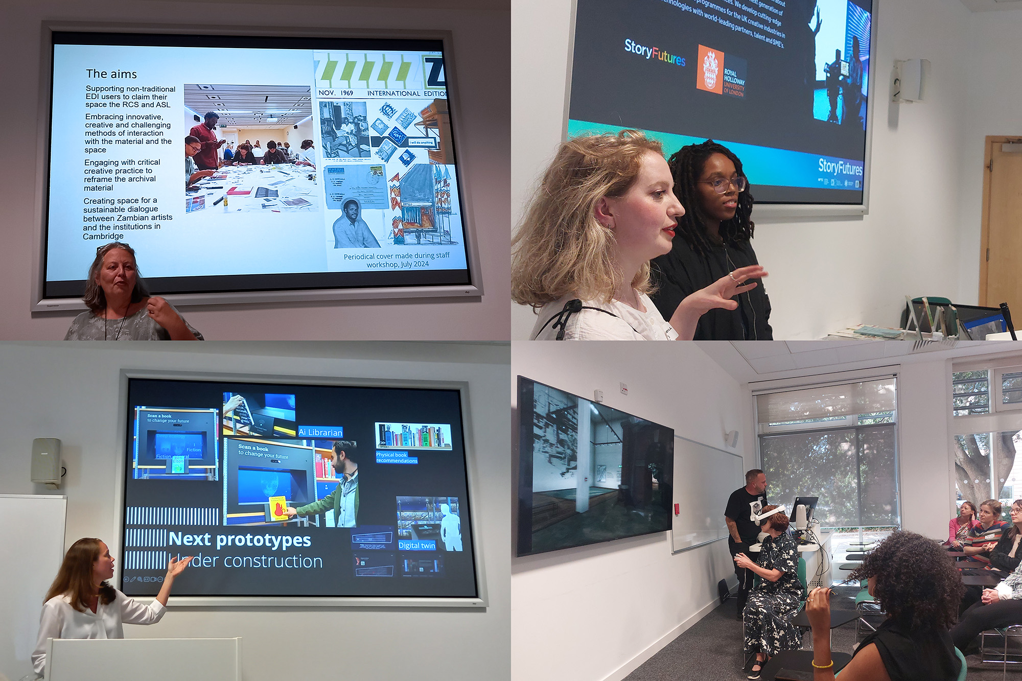 Image: Photos taken during the showcase session.