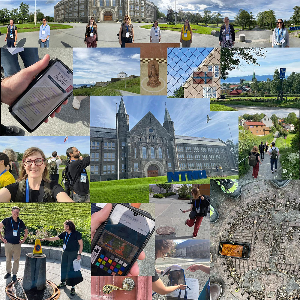 Image: A collage of photos taken during the workshop.